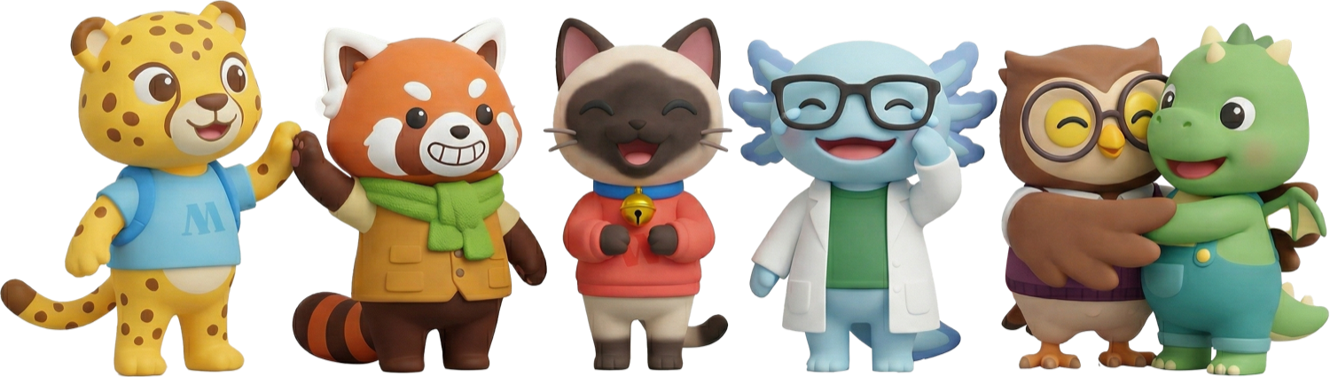 The full WanderWords crew